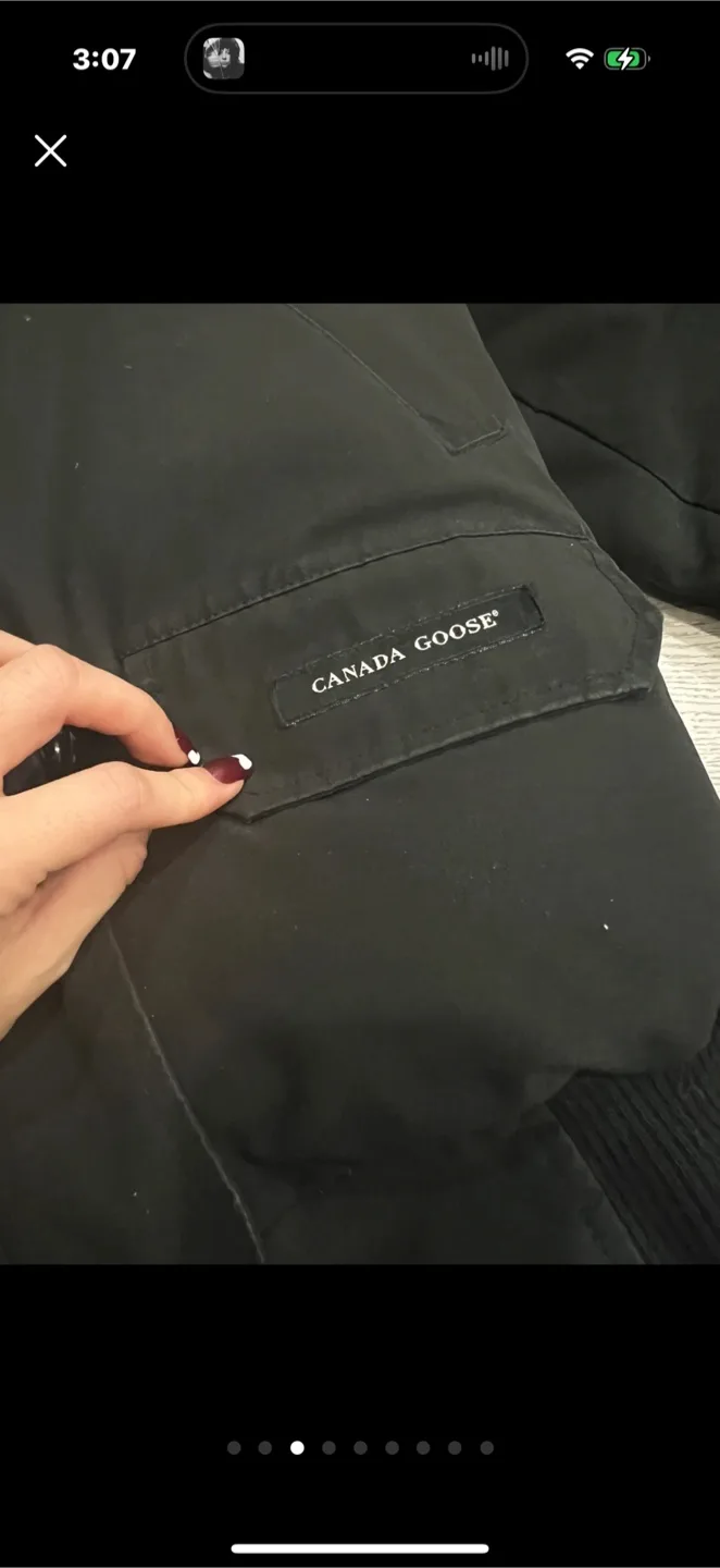 Canada Goose Bomber Jacket - Black, XS image indicator(3)