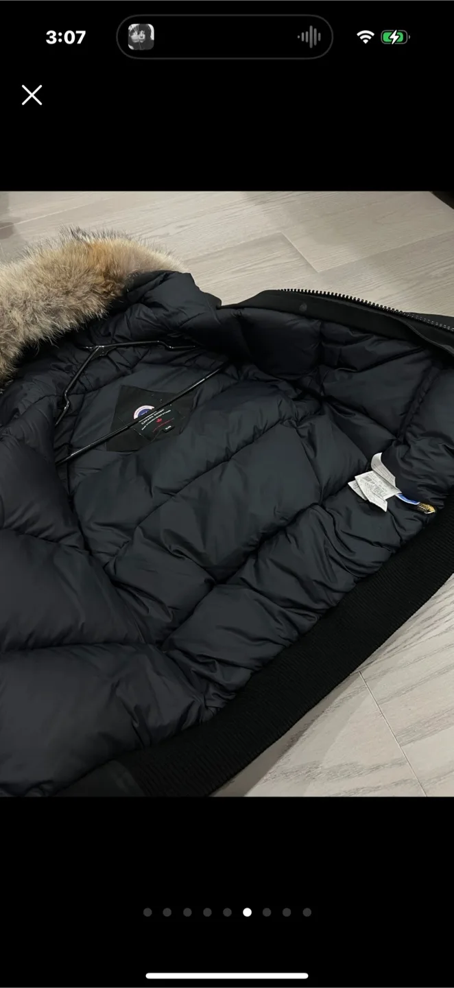 Canada Goose Bomber Jacket - Black, XS image indicator(6)