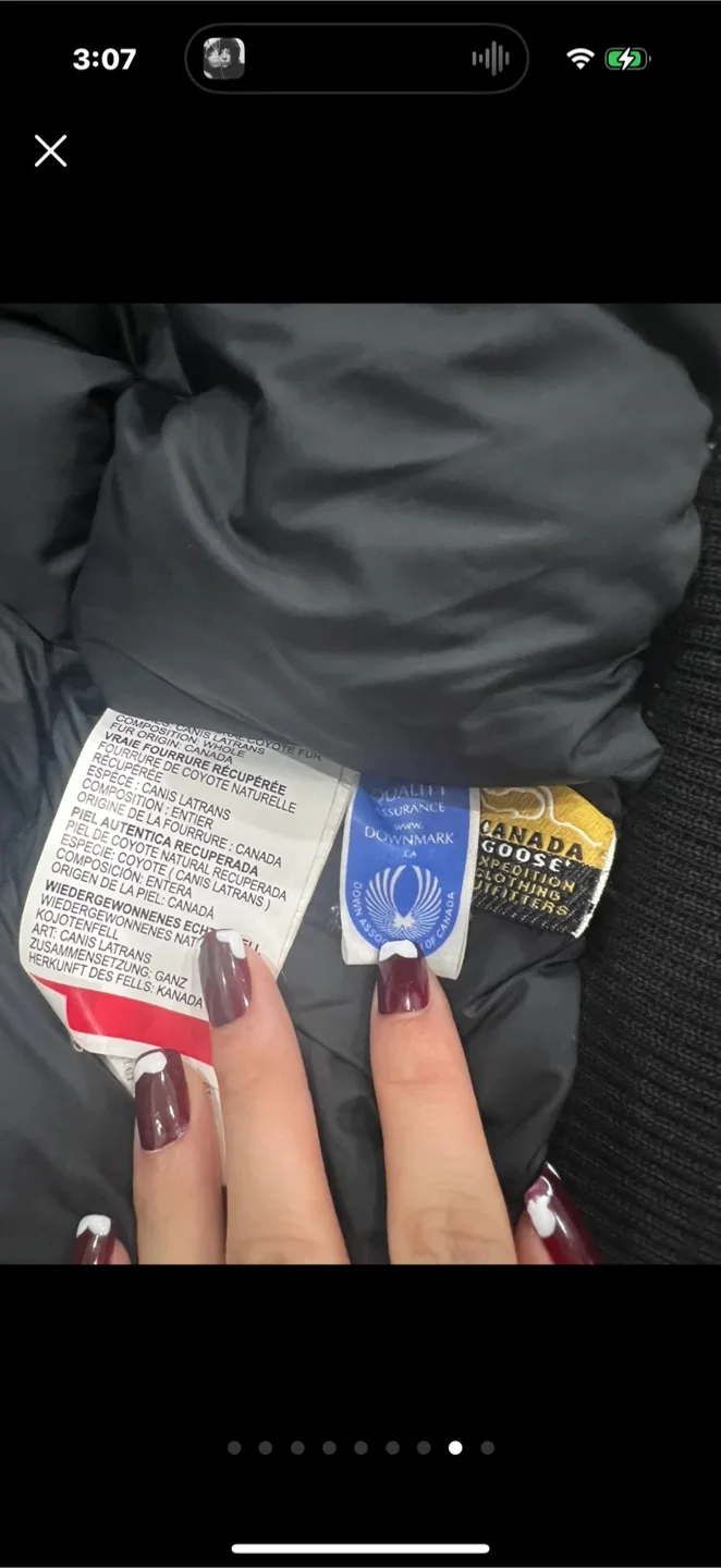 Canada Goose Bomber Jacket - Black, XS image indicator(8)