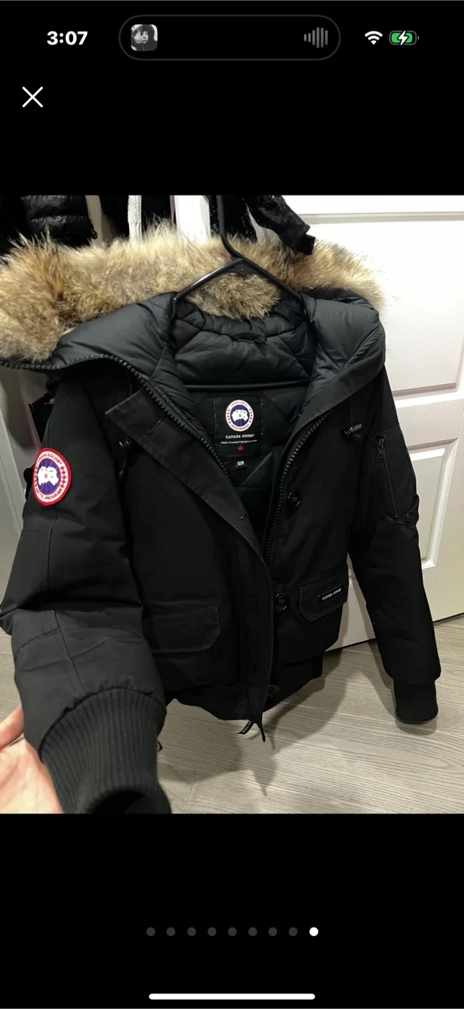 Canada Goose Bomber Jacket - Black, XS image indicator(9)