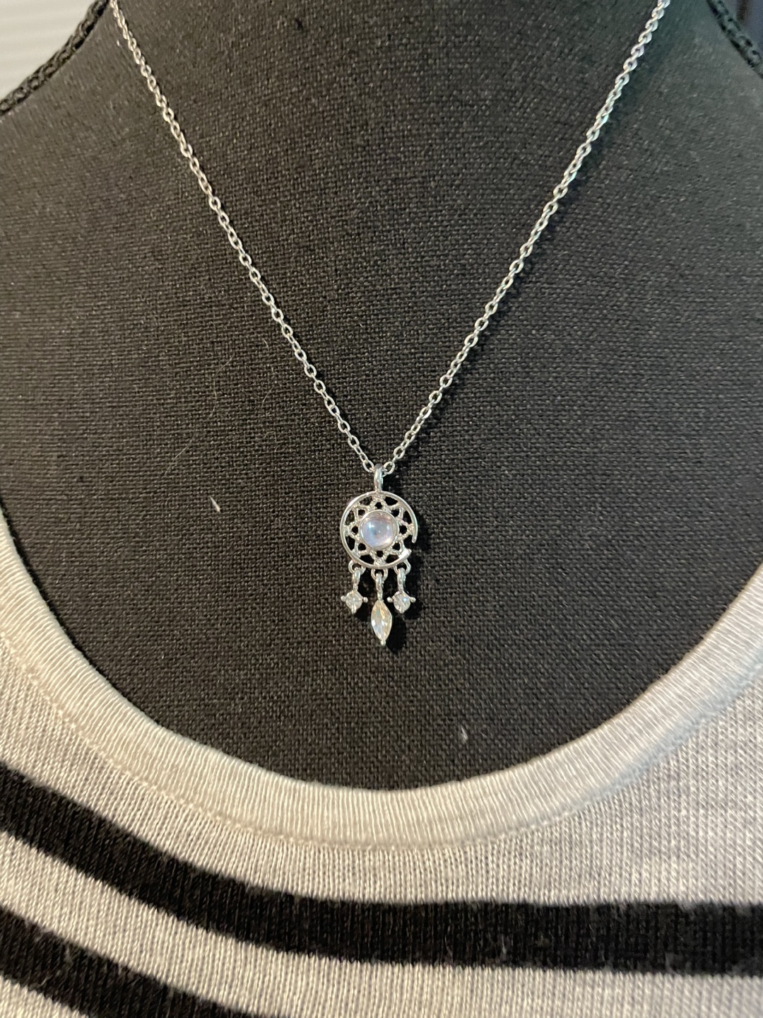 Silver Dreamcatcher Necklace - photo 3