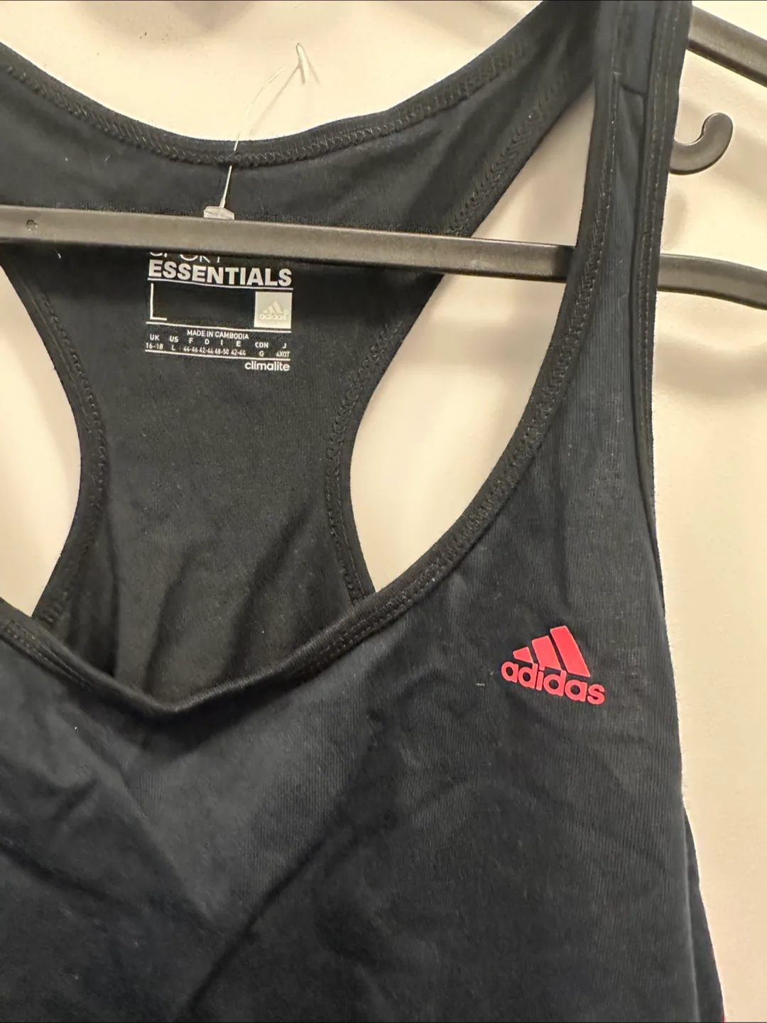 *New* Adidas Black Athletic Tank Top image indicator(2)