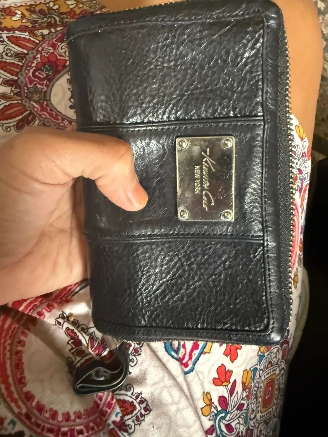 Kenneth Cole Black Leather Wallet thumbnail
