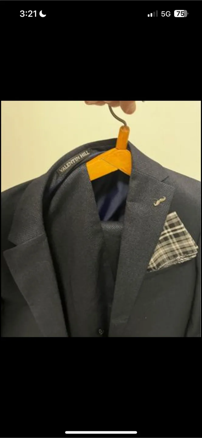 Valentin Hill Suit - Navy thumbnail
