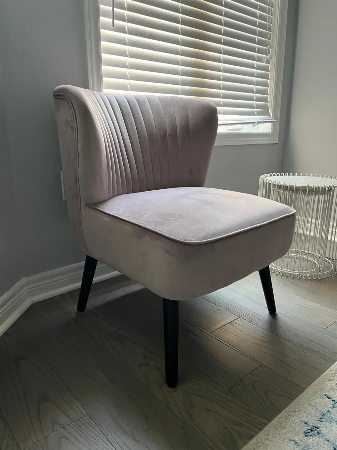 Pink accent chair in $95 thumbnail
