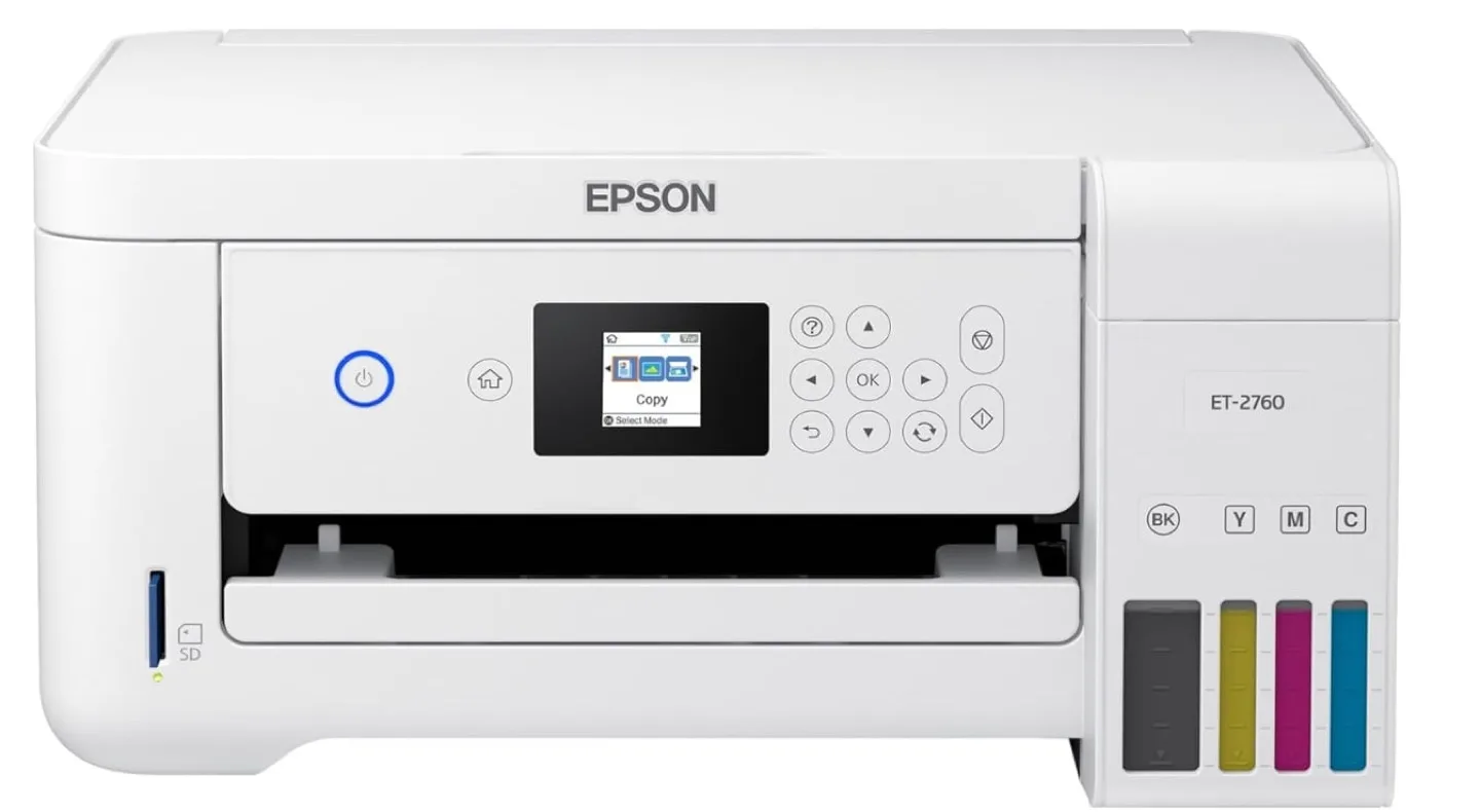 Epson EcoTank ET-2760 Wireless Colour Printer - White thumbnail