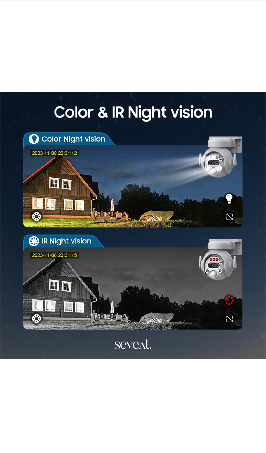 Seveat 3K Outdoor Security Camera with Solar Panel - photo 5