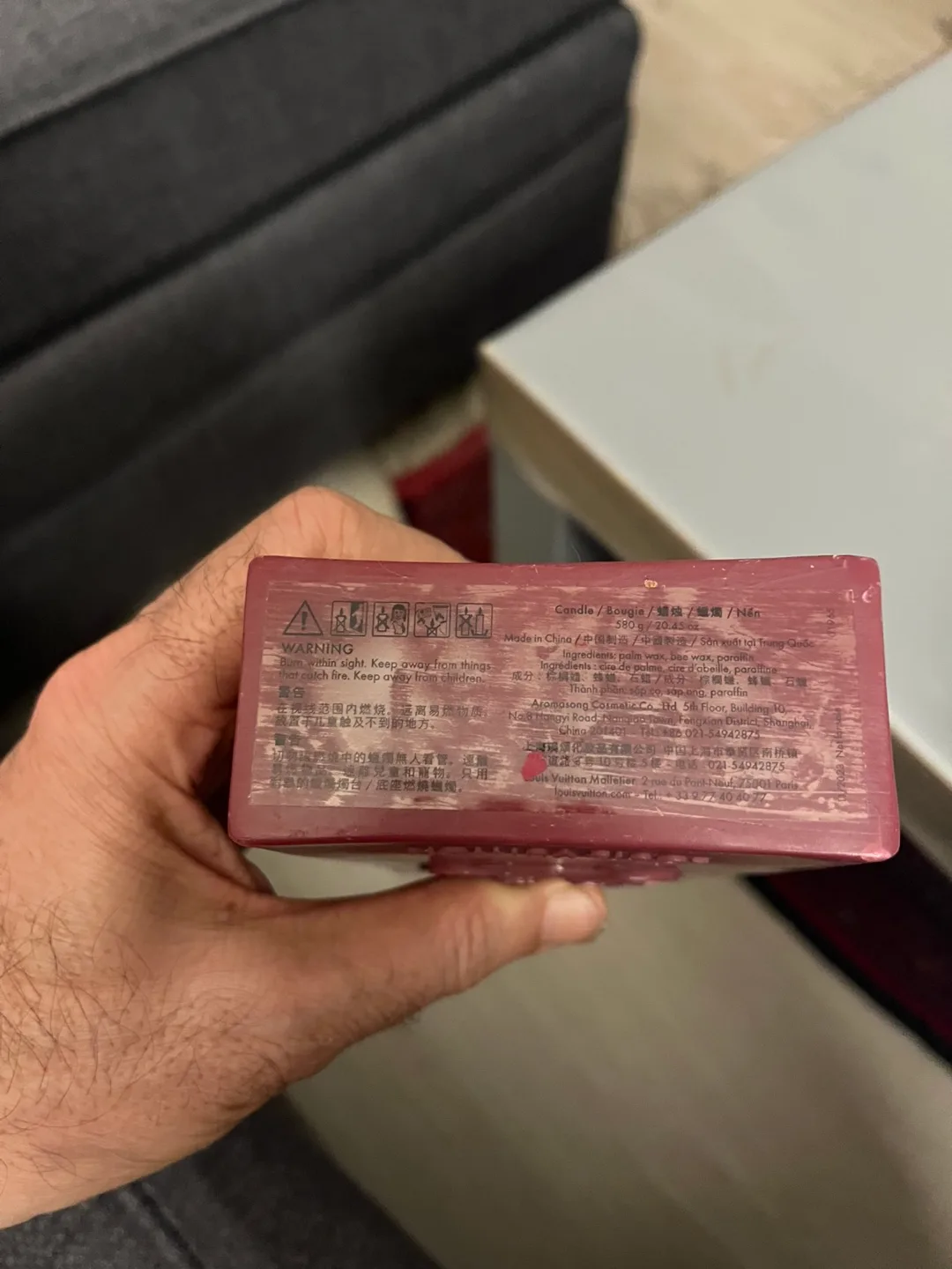 Louis Vuitton Candle thumbnail