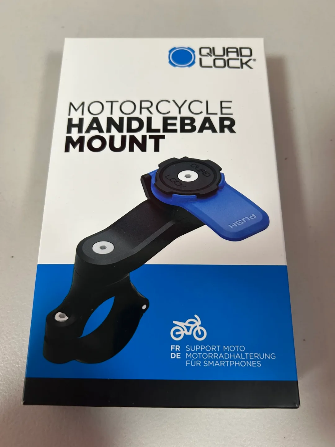 Quad Lock Motorcycle Handlebar Mount - New in Box thumbnail