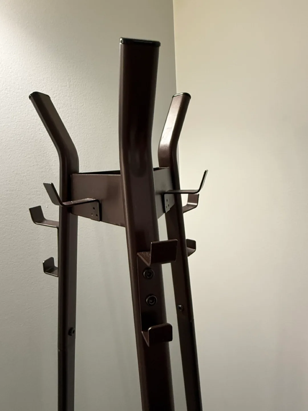 Brown Metal Coat Rack Stand thumbnail