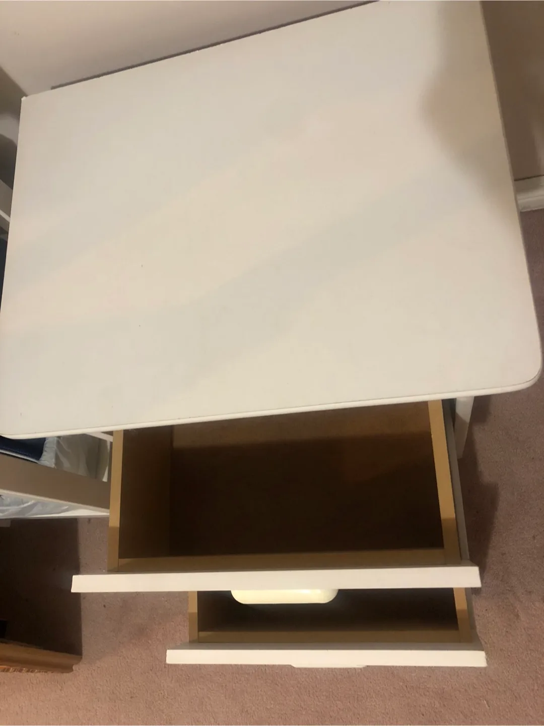 White 2-Drawer Nightstand image indicator(2)
