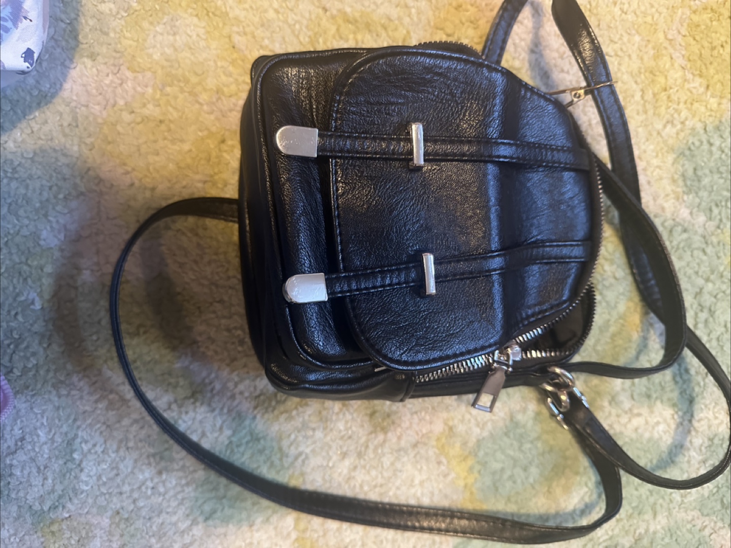 Black Mini Backpack - photo 4