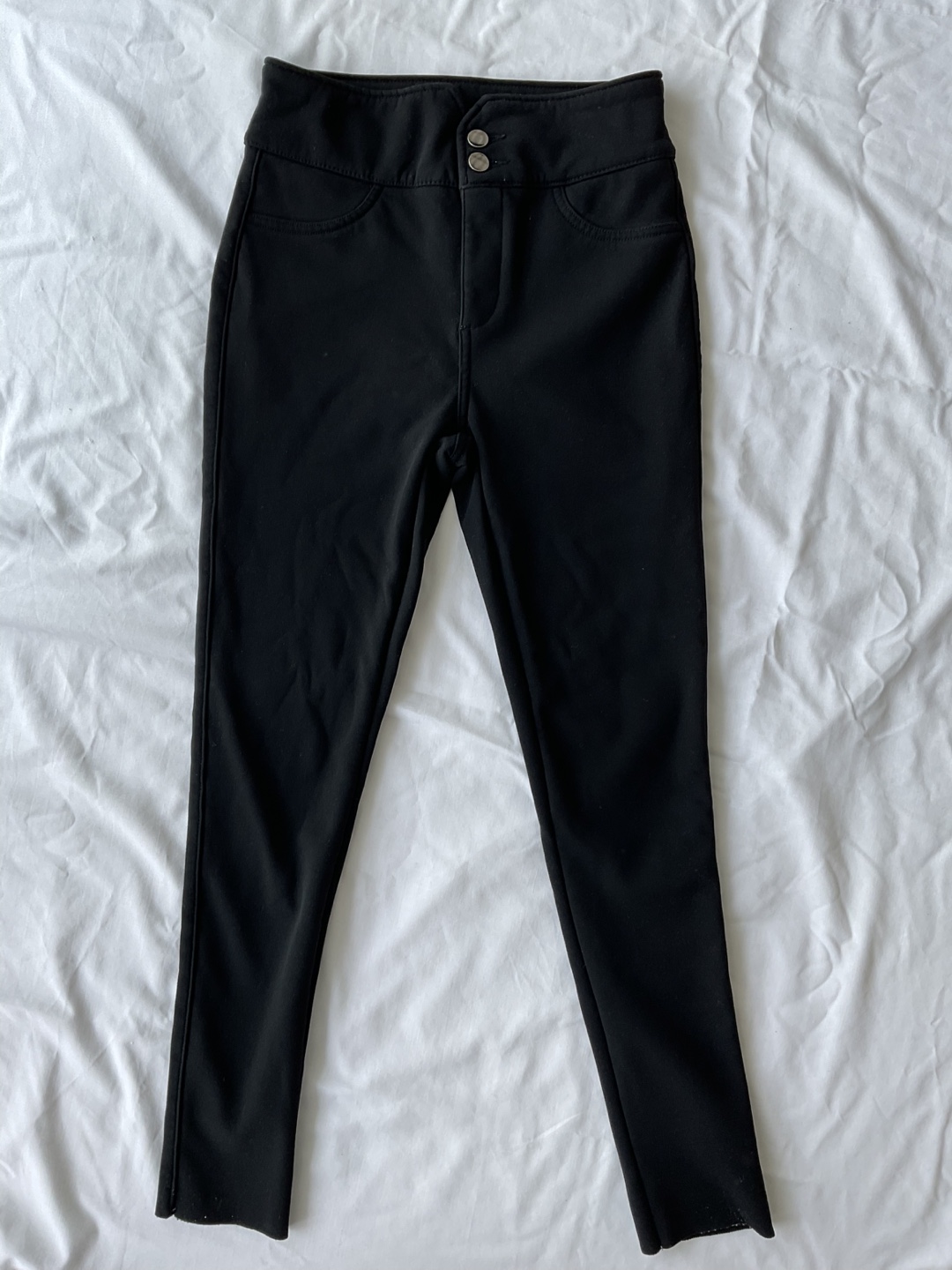 Fleeced Black Pants