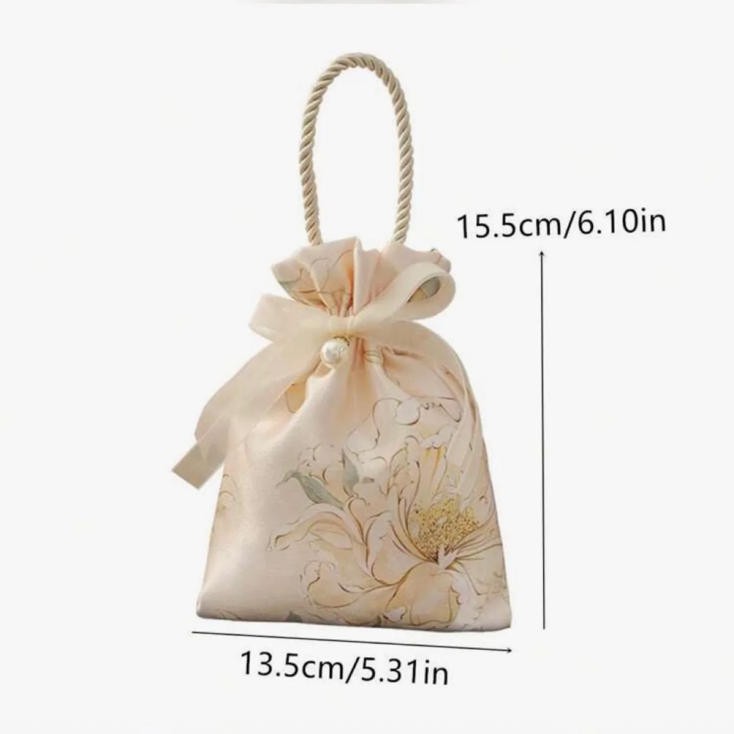 Floral Drawstring Gift Bag image indicator(5)
