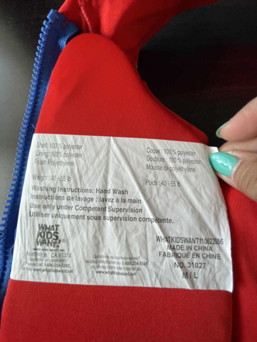 Spiderman Kids Life Jacket (40-55lb) - photo 3