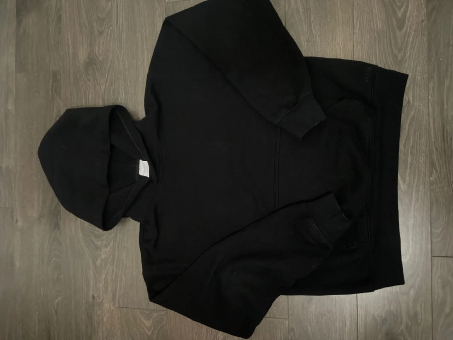 Aritzia Sweatfleece Cozy Fleece Hoodie - Black image indicator(2)
