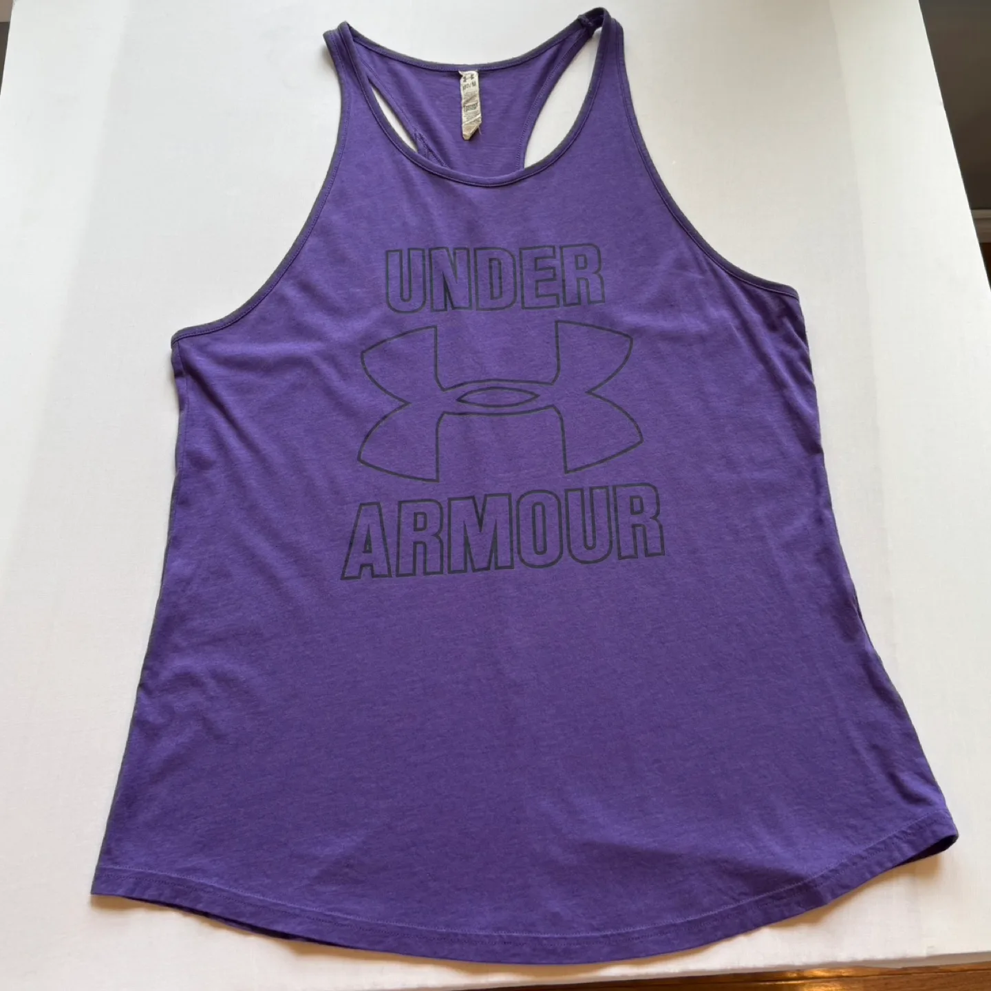 Under Armour Sleeveless Loose Fit Racerback Tank Top Size M thumbnail