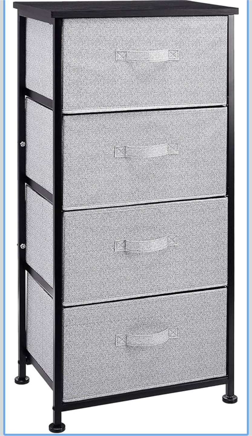 Fabric 4-Drawer Storage Organizer Unit for Closet
