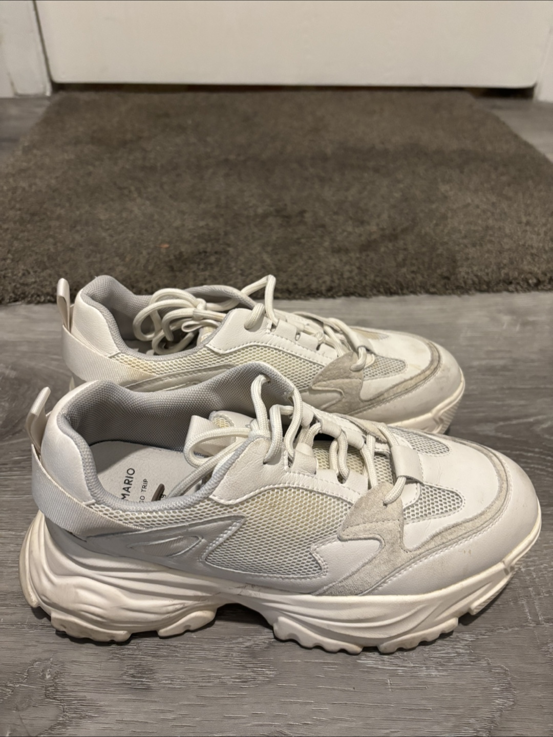 White 'Mario Trip' Sneakers - photo 4