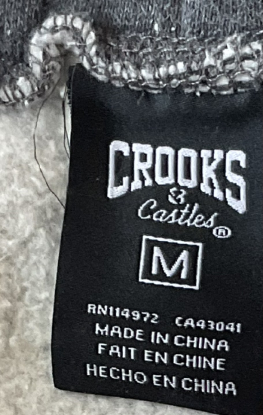 Crooks & Castles Grey Sweatpants - photo 4