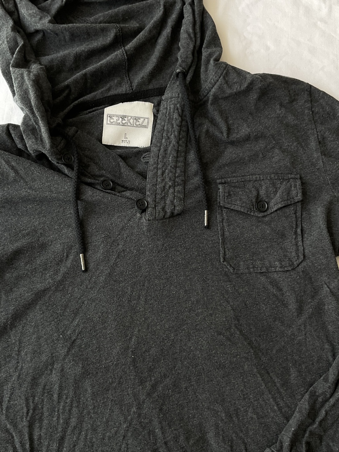Ezekiel Long Sleeve Hooded Shirt - photo 2
