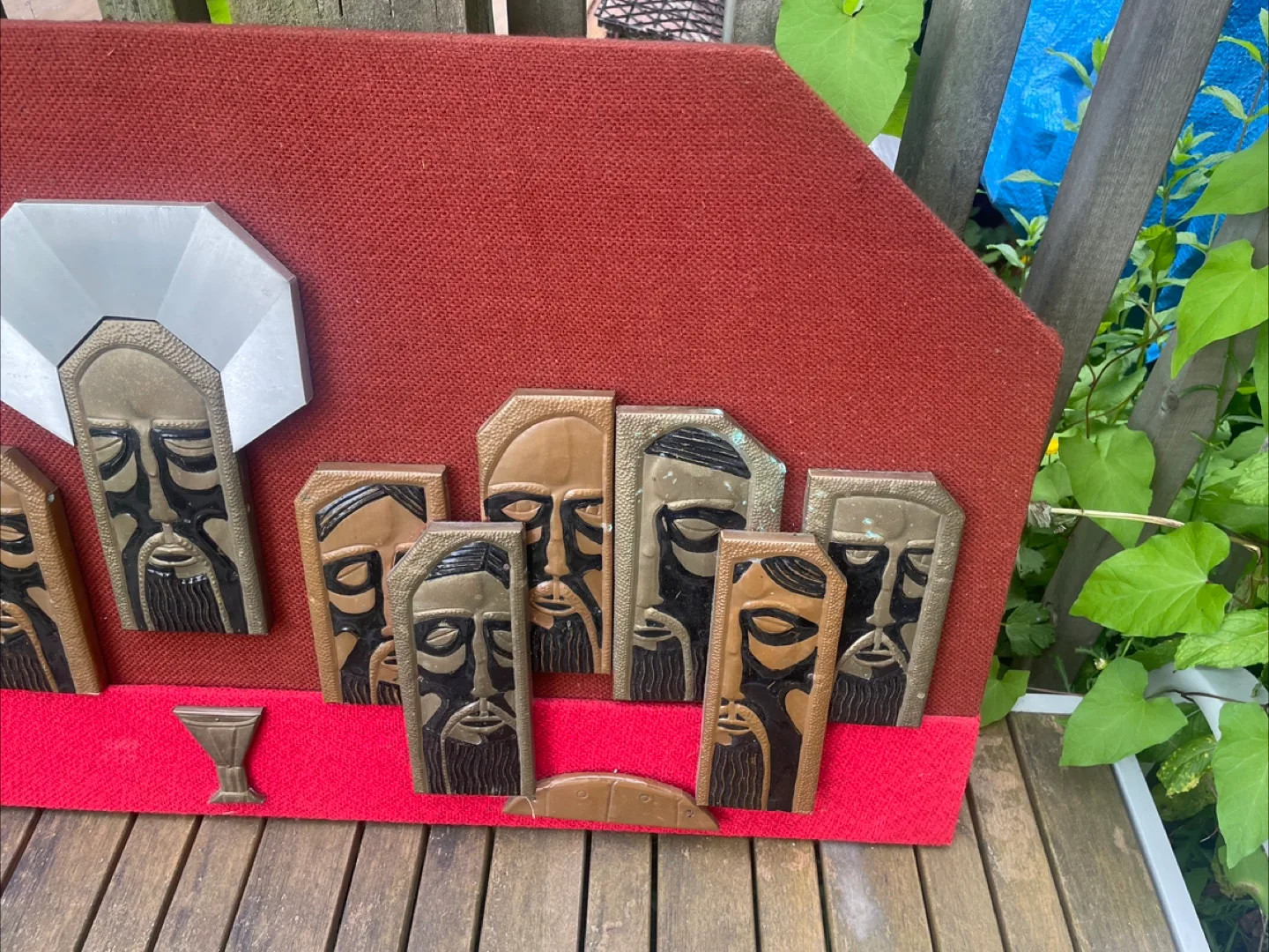 MCM Last Supper Wall Art Abstract Relief Sculpture image indicator(5)