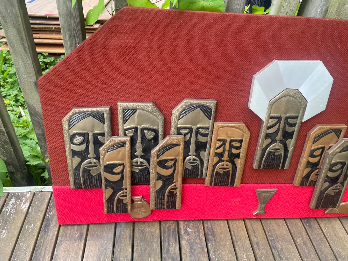 MCM Last Supper Wall Art Abstract Relief Sculpture image indicator(3)