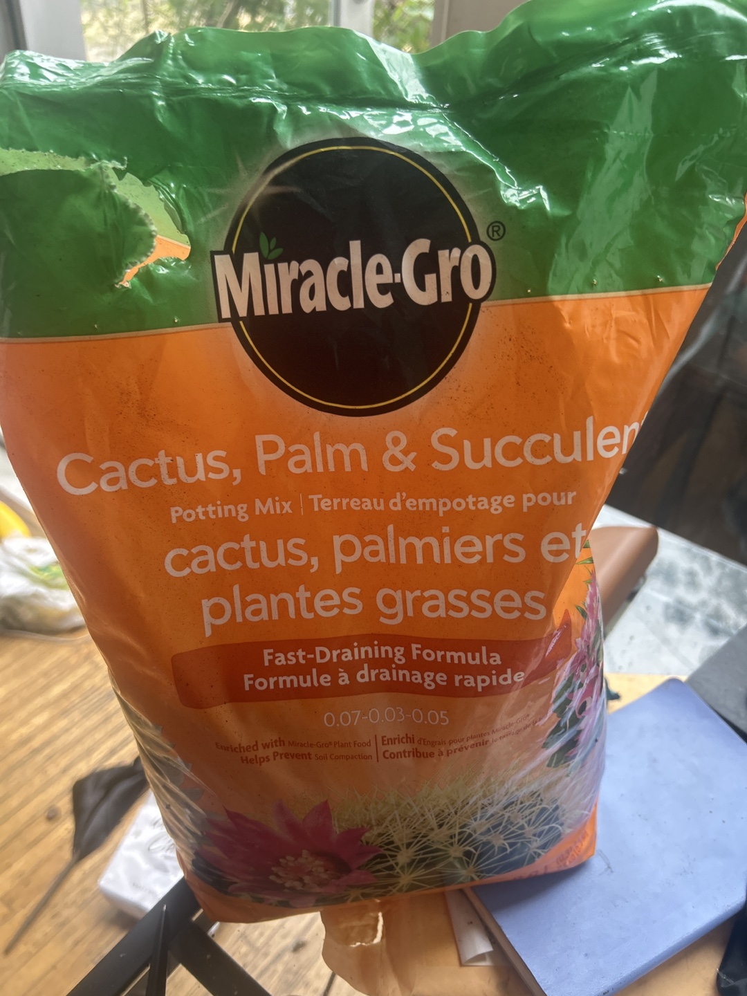 Miracle-Gro Cactus, Palm & Succulent Potting Mix