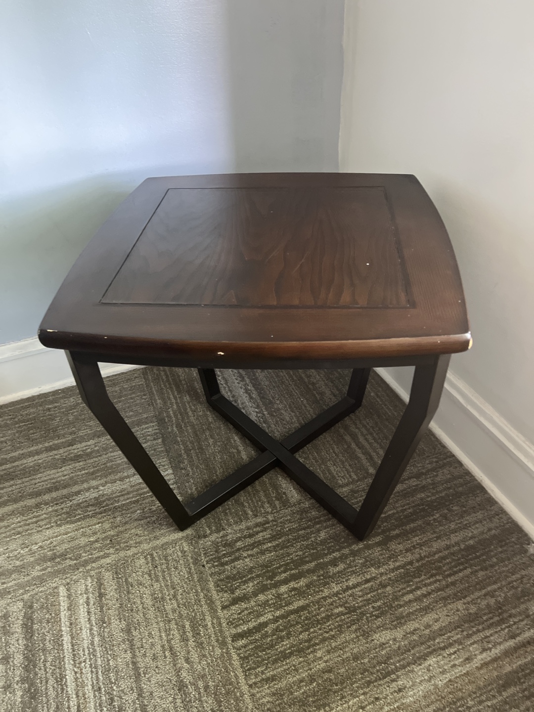 Brown Wooden End Table