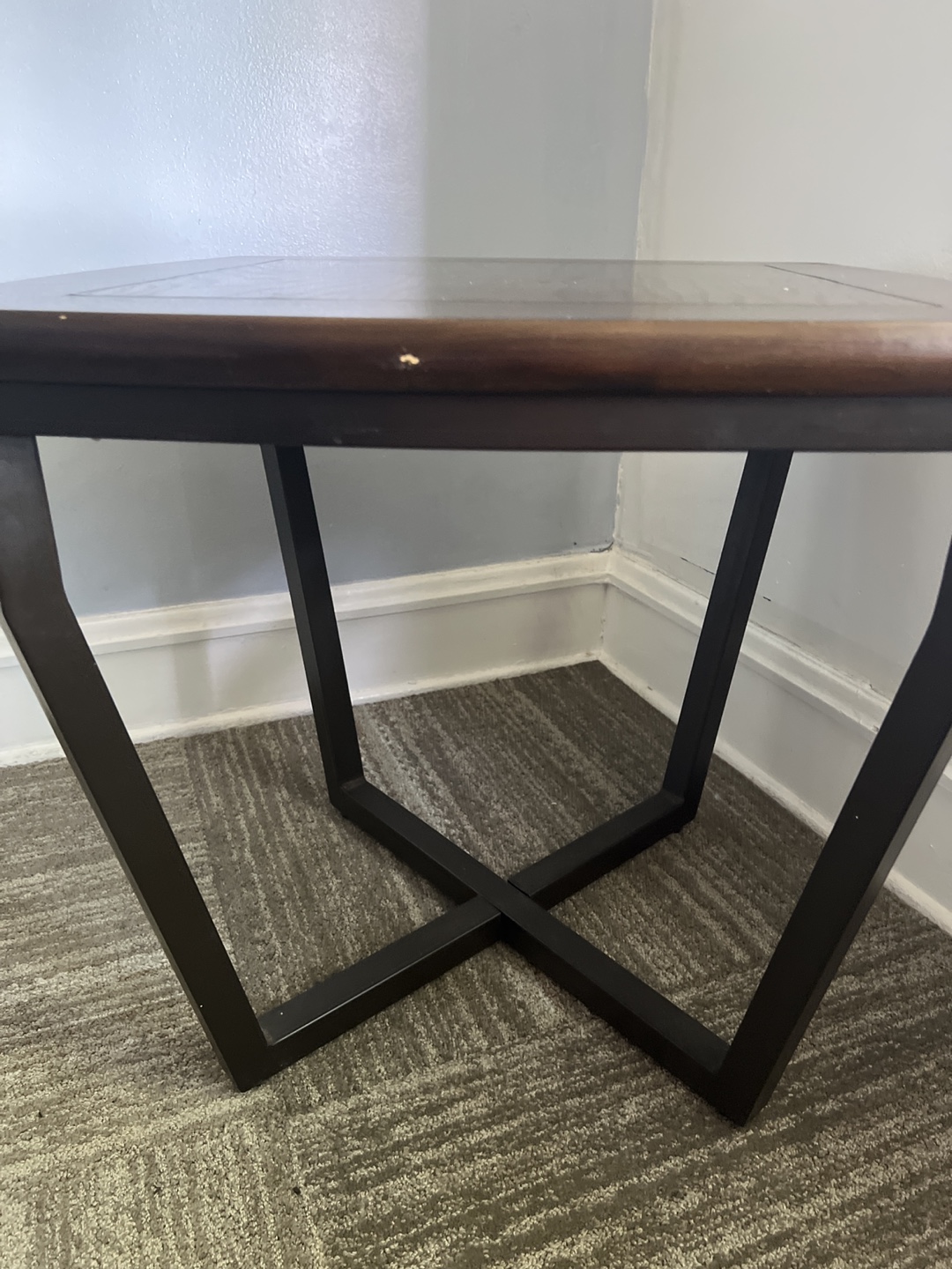 Brown Wooden End Table - photo 2
