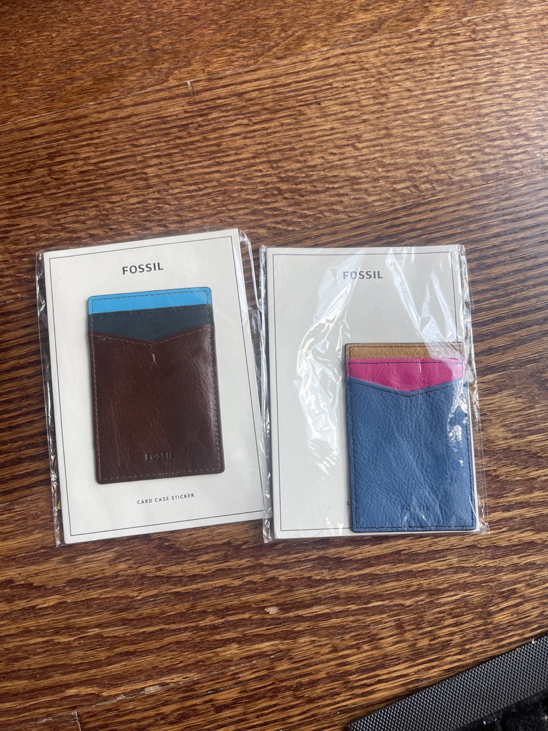 New Fossil Card Case Stickers