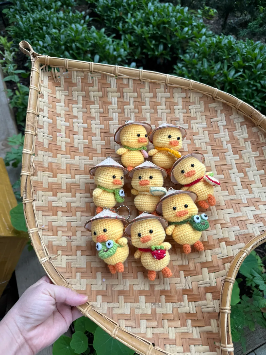 Handmade Crochet Duck Keychains image indicator(2)