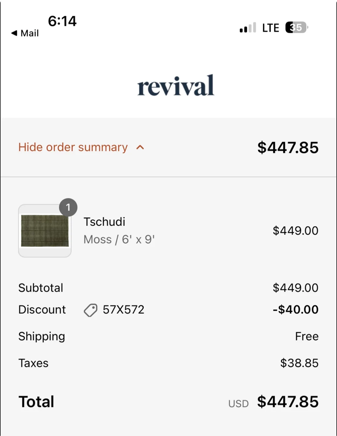 Tschudi washable wool rug thumbnail