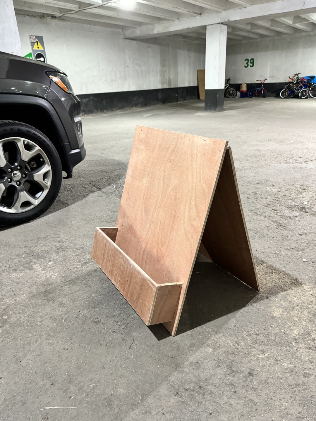 wooden A-frame sign - photo 3