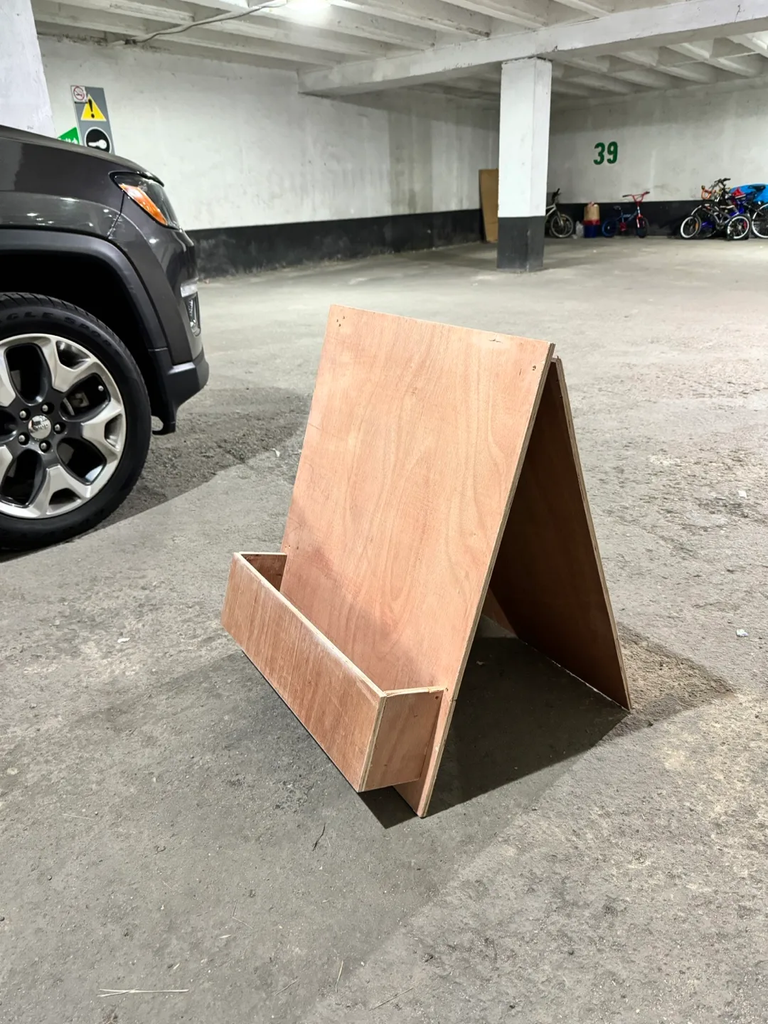 wooden A-frame sign image indicator(3)