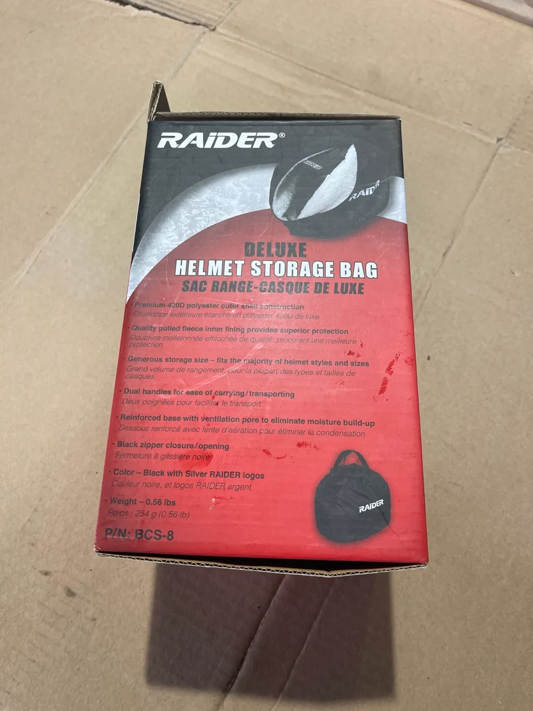 Raider Deluxe Helmet Storage Bag - New in Box! image indicator(2)