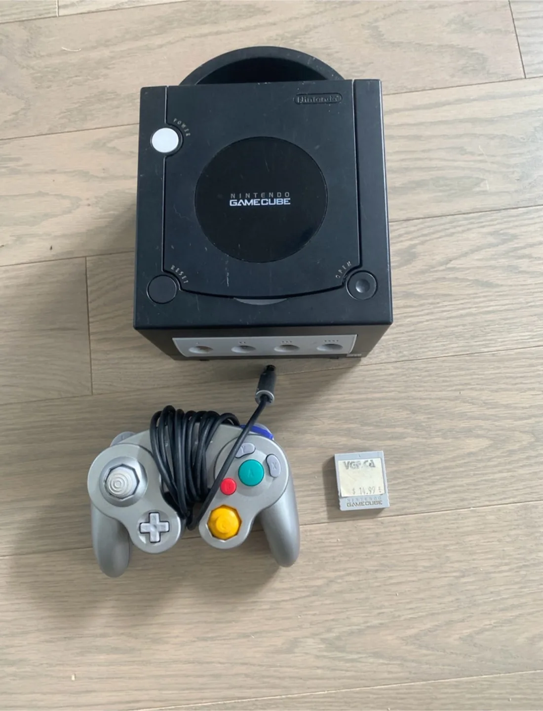 Nintendo GameCube Console with Controller & Animal Crossing thumbnail