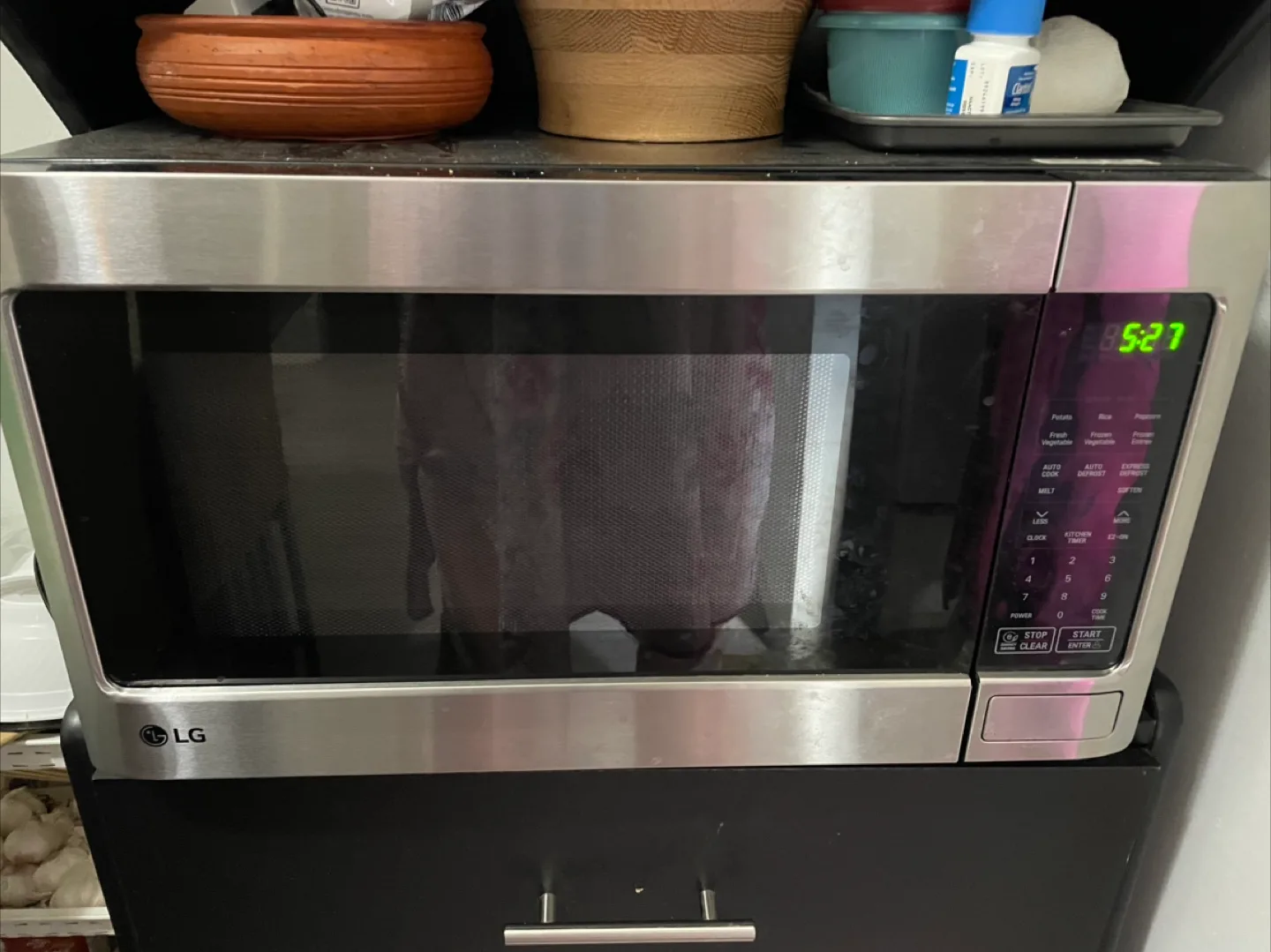 LG Stainless Steel Microwave thumbnail