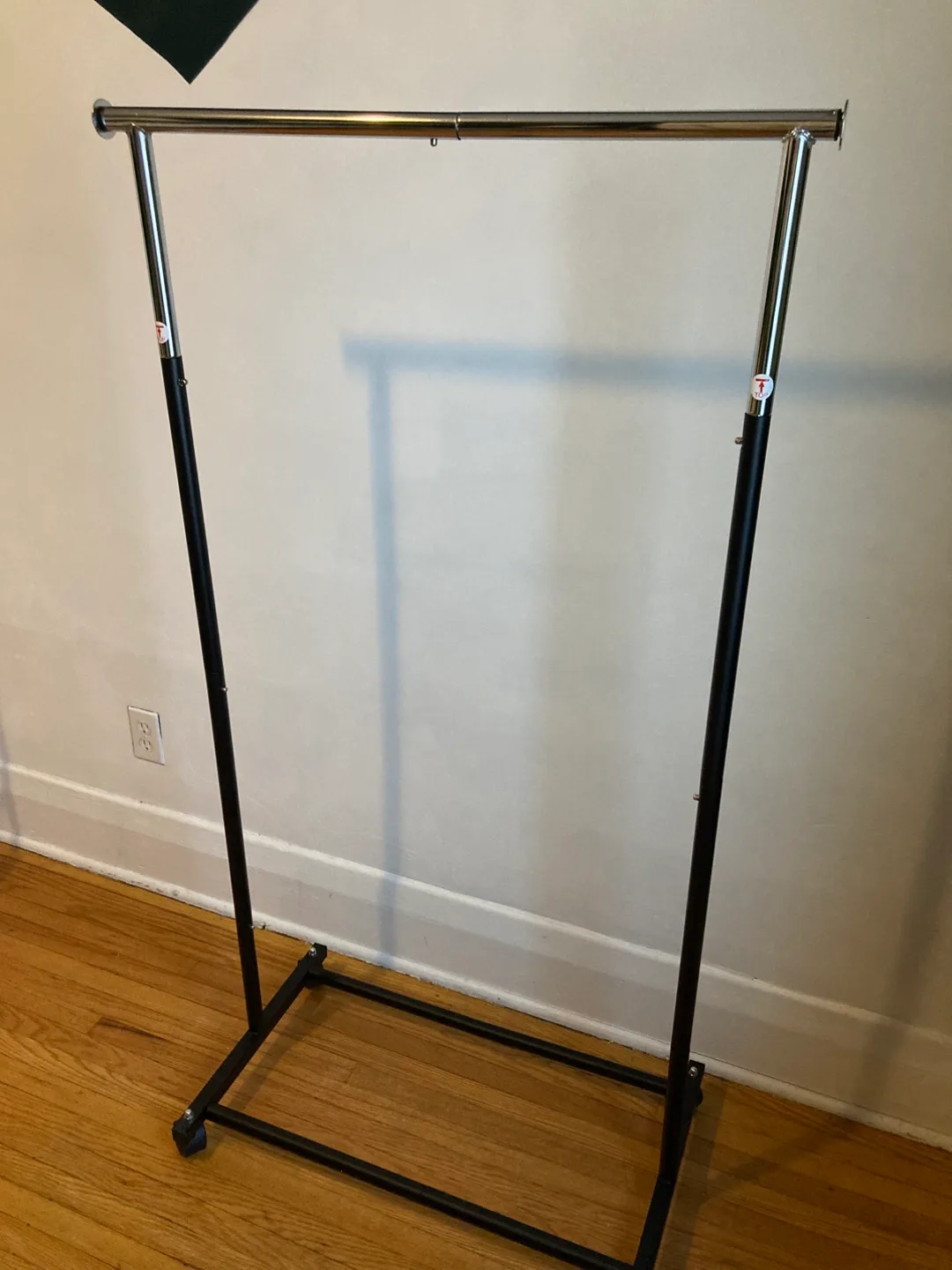 Clothing Garment Rack + 30 Black Hangers image indicator(2)