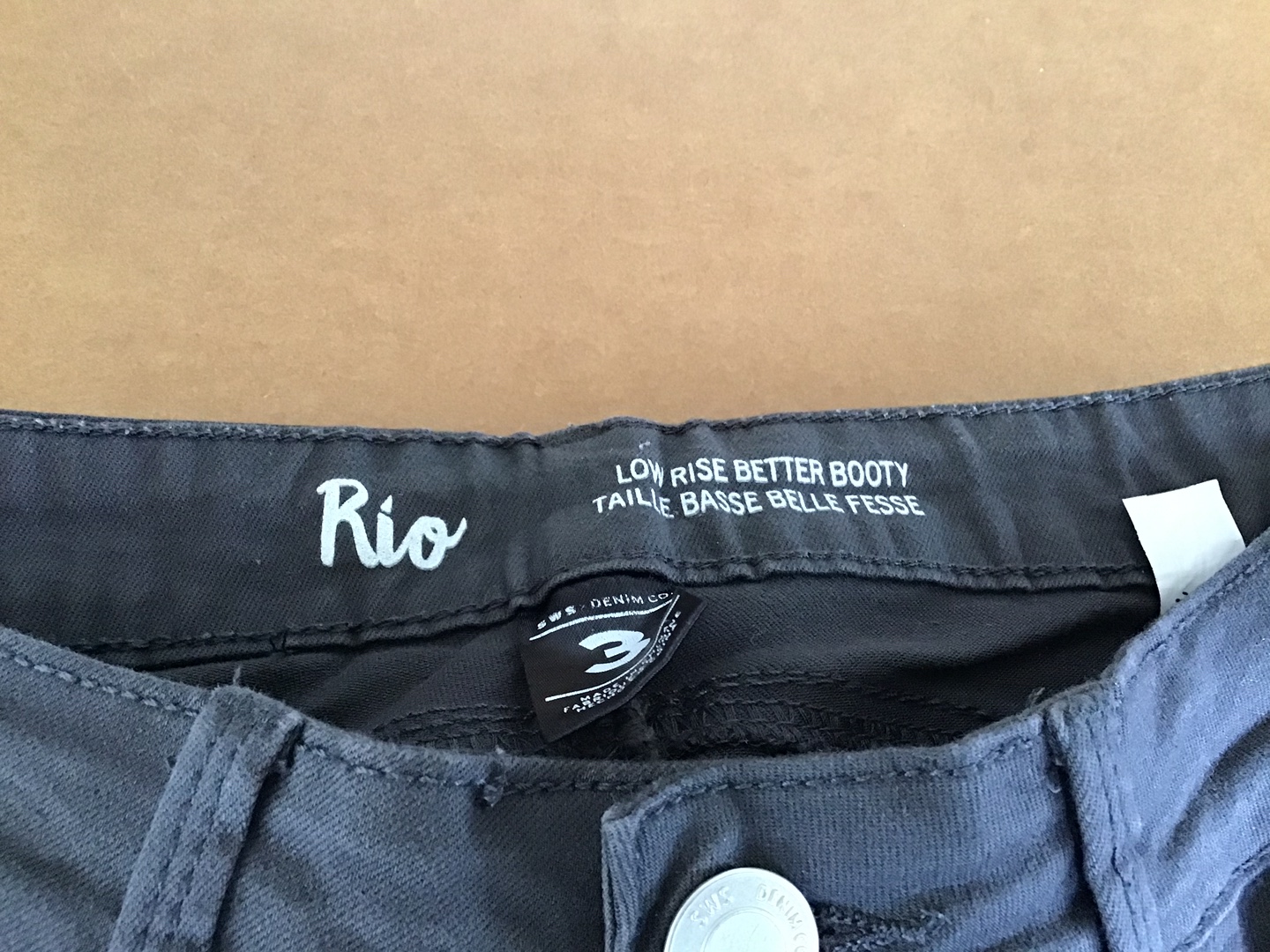 Rio Low Rise Better Booty Jeans - Size 3