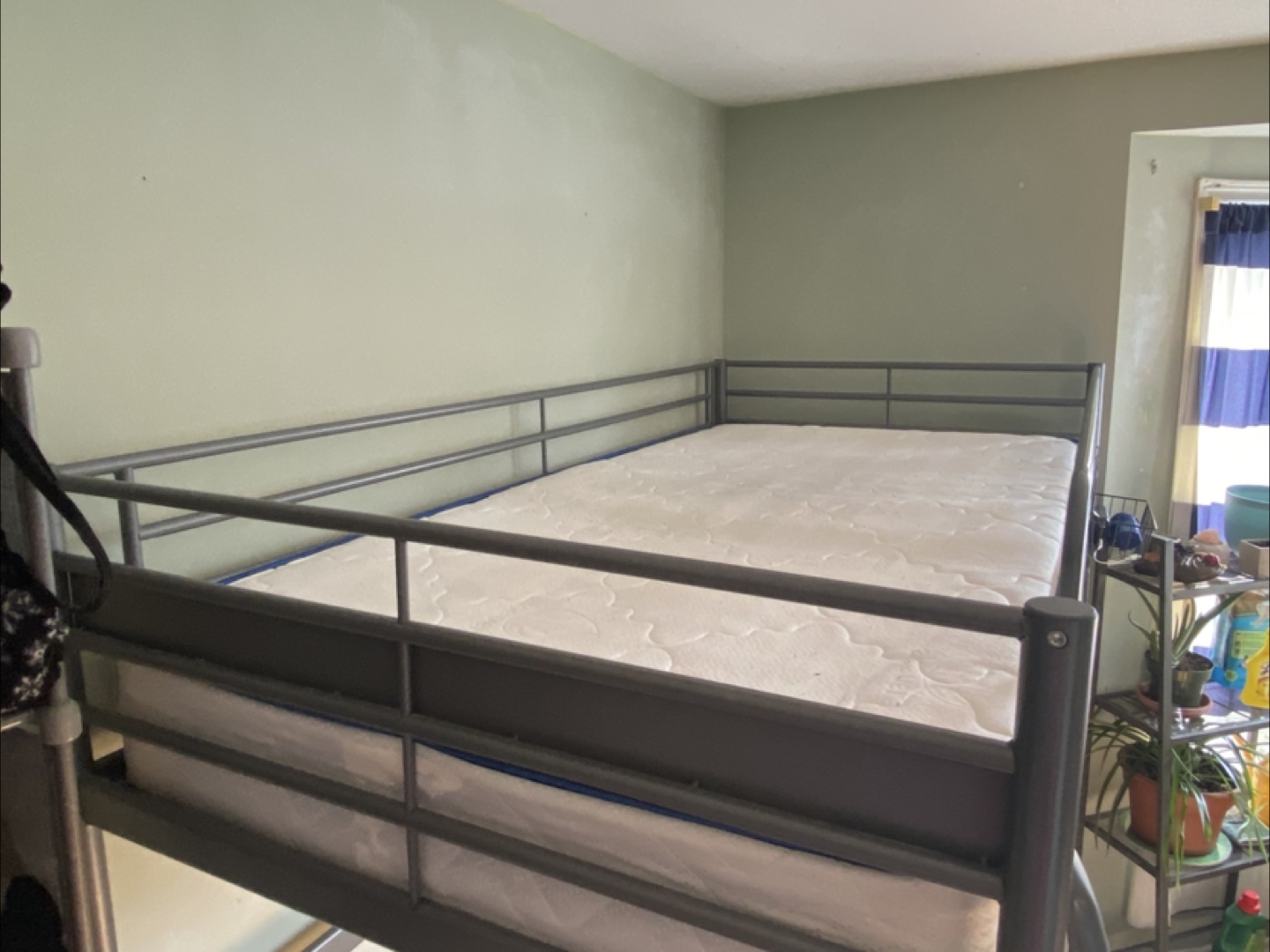 IKEA SVÄRTA Loft Bed Frame - Twin, Silver - photo 3