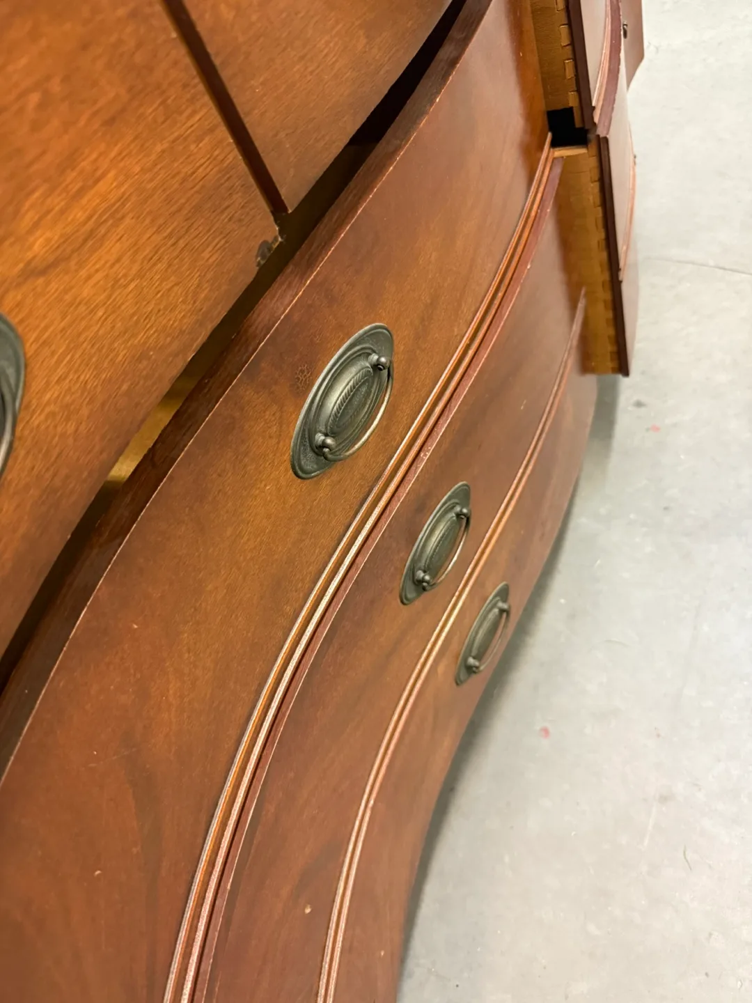 Vintage Brown Wood Dresser image indicator(9)