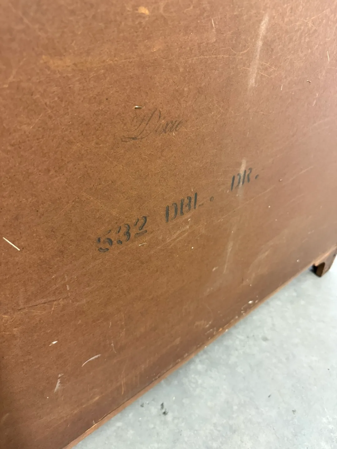 Vintage Brown Wood Dresser image indicator(6)