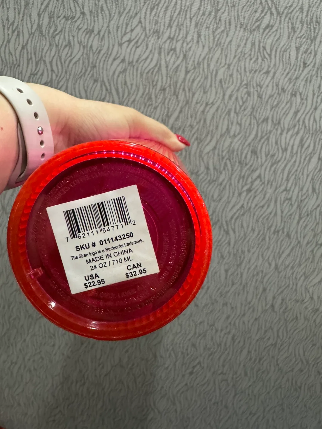 Starbucks Pink Ribbed Tumbler - 24 oz image indicator(4)