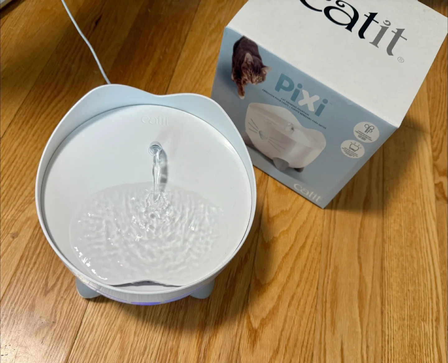 Catit Pixi Cat Drinking Fountain + 3filters image indicator(2)
