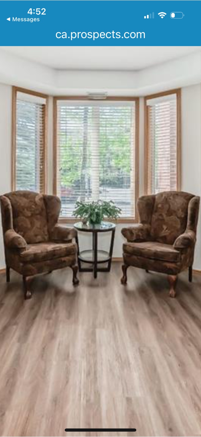 Winged back chairs