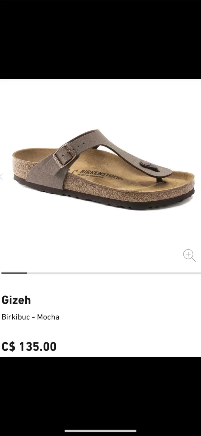 Birkenstock Gizeh BS Sandals, Size US 7-7.5, New image indicator(6)