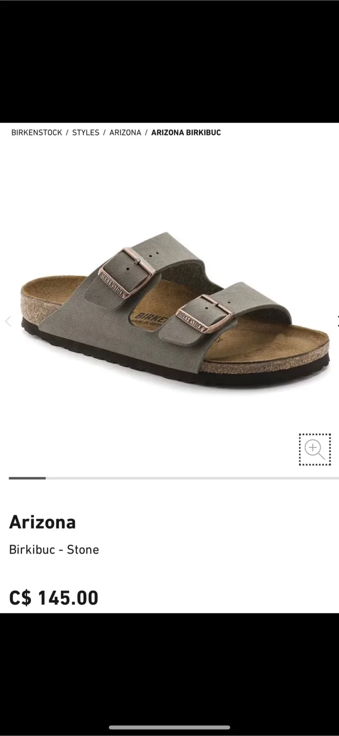 Birkenstock Arizona BS Stone Sandals - Size 7 (US) image indicator(6)