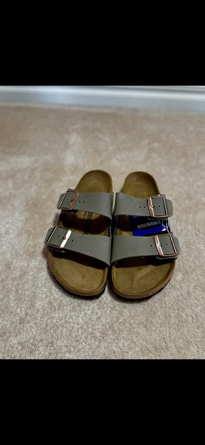 Birkenstock Arizona BS Stone Sandals - Size 7 (US) image indicator(4)