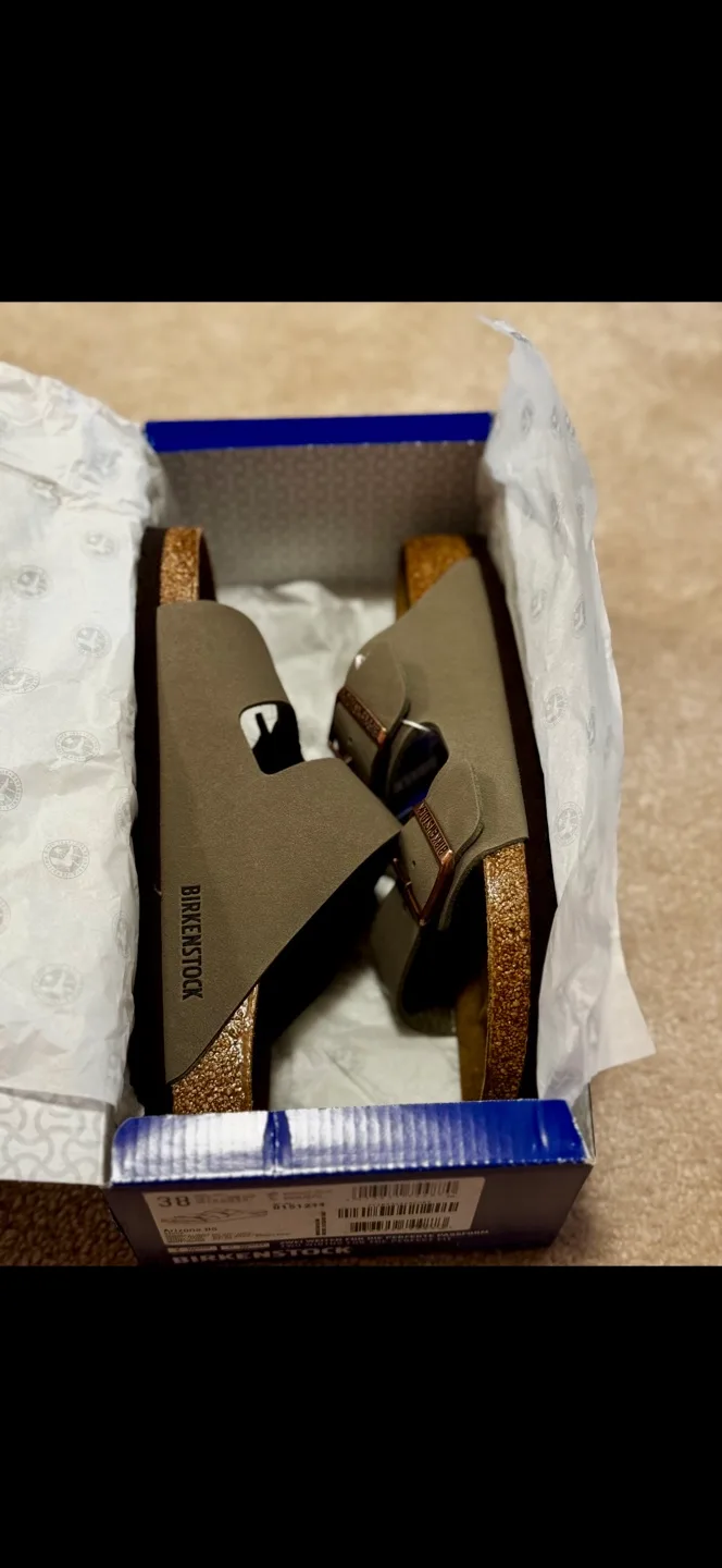 Birkenstock Arizona BS Stone Sandals - Size 7 (US) image indicator(2)